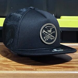 Black foam Trucker Hat Slash Guitarist LogoSnapBack Trucker Hat